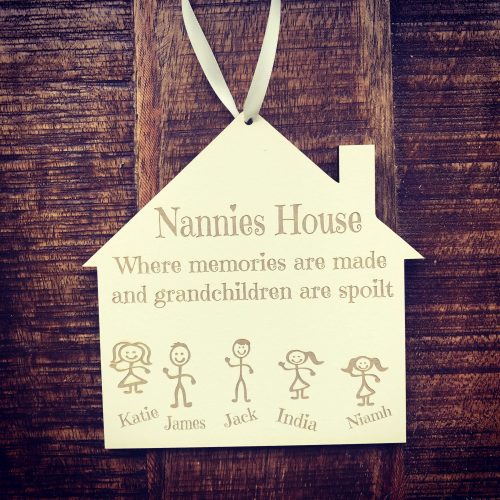 Nannies House Memories Plaque