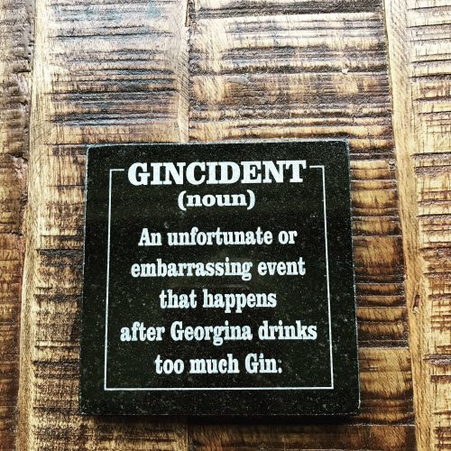 Gincident Granite Coaster